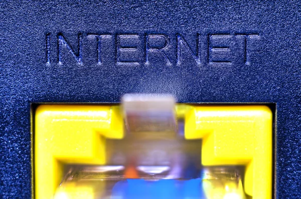 Presa per connessione Internet — Foto Stock