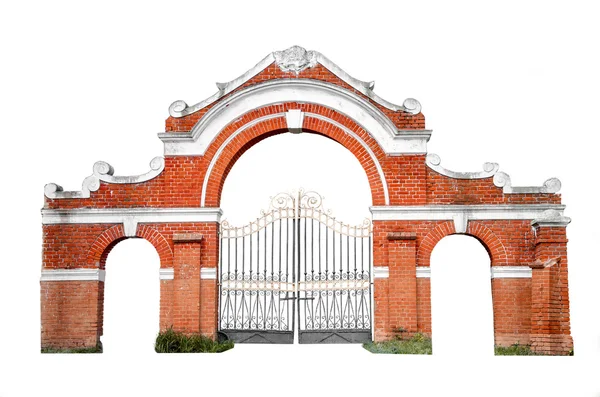 Velhos portões isolados — Fotografia de Stock