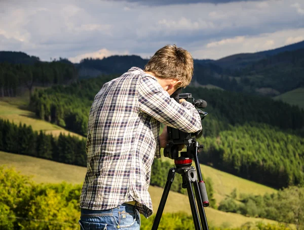 Videógrafo — Foto de Stock