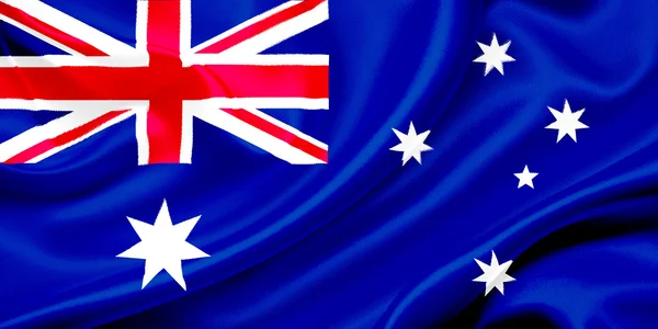 Australische Flagge — Stockfoto