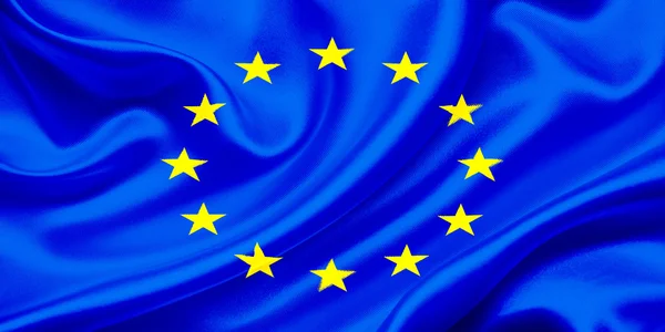 Flagge der EU — Stockfoto