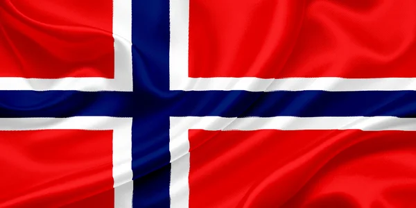 Bandera de Noruega — Foto de Stock