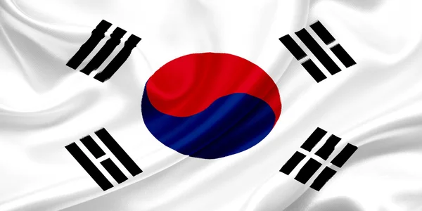 Bandera de Corea del Sur —  Fotos de Stock