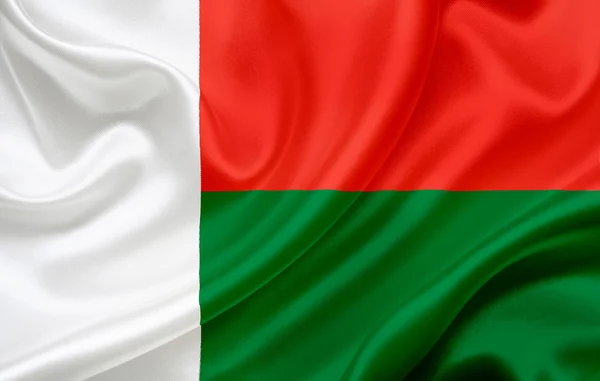 Bandera de Madagascar — Foto de Stock