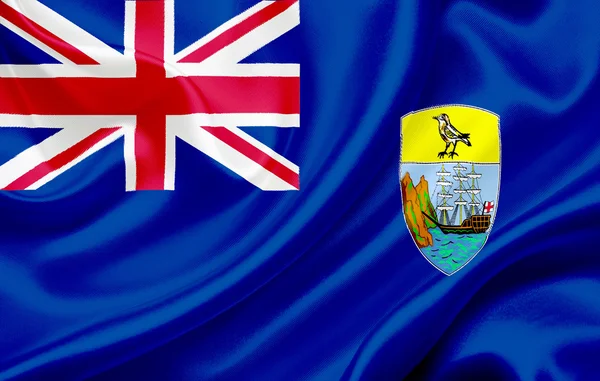 Flag of Saint Helena, Ascension and Tristan da Cunha — Stock Photo, Image