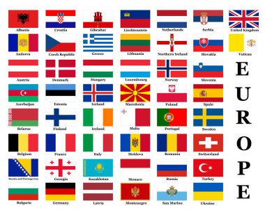 Avrupa ülke bayrakları