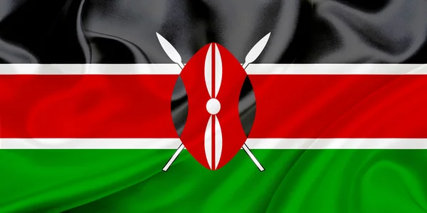 Bandera de Kenya — Foto de Stock