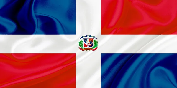 Drapeau de République dominicaine — Photo