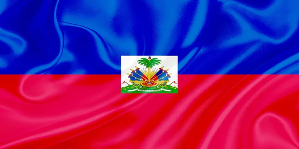 Прапор Гаїті — стокове фото
