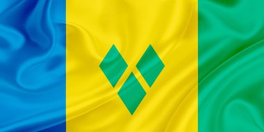 saint vincent ve Grenadinler bayrağı