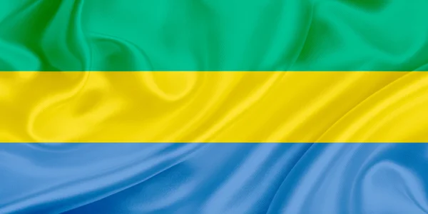 Drapeau du Gabon — Photo