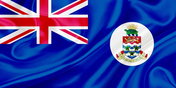 A Kajmán-szigetek zászlaja — Stock Fotó