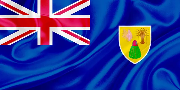 Bandeira das Ilhas Turcas e Caicos — Fotografia de Stock