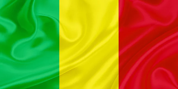 Σημαία του Μάλι — Φωτογραφία Αρχείου
