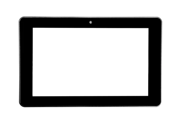 Black tablet PC — Stock Photo, Image