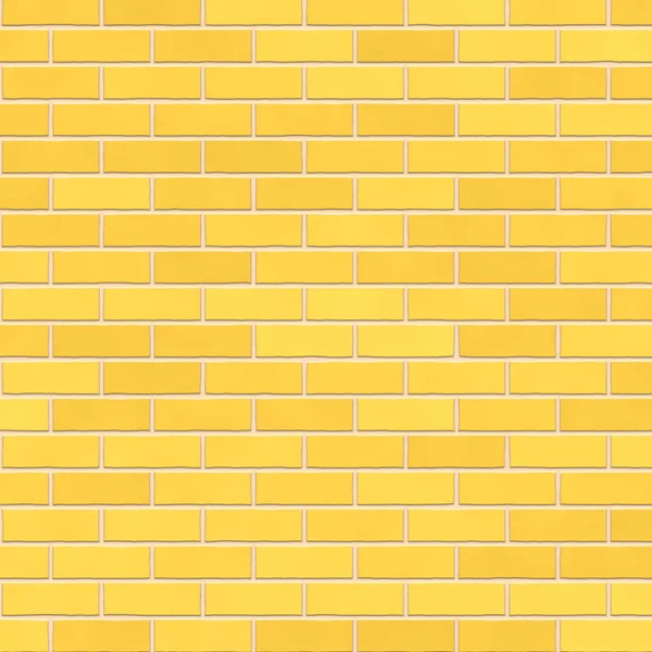 벽돌 노란색 벽 배경 — 스톡 사진