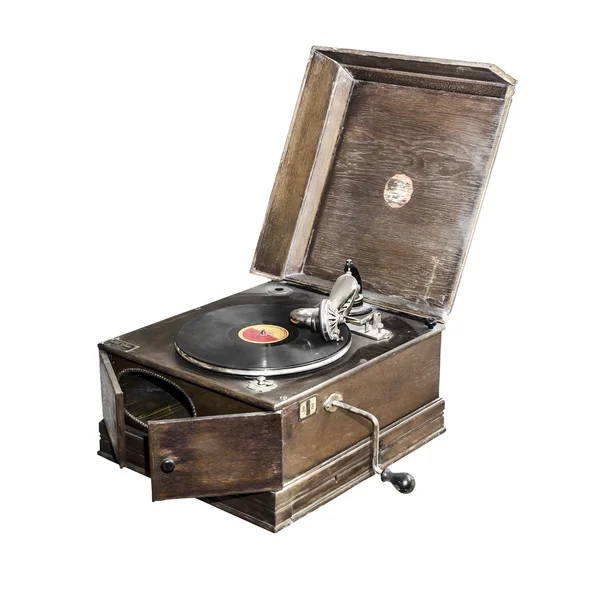 Vieux gramophone — Photo