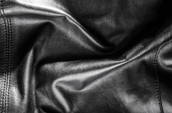 Cuero negro — Foto de Stock
