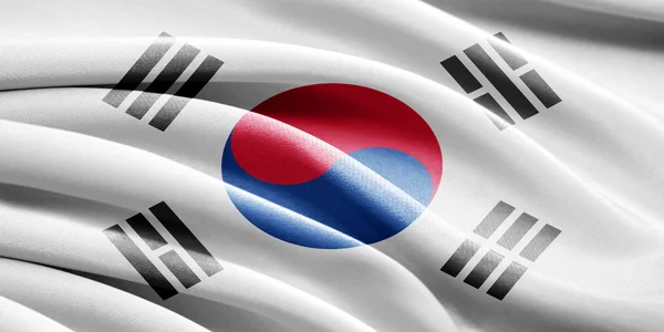 Bandera de Corea del Sur —  Fotos de Stock