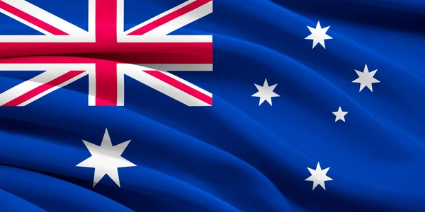 Australische Flagge — Stockfoto