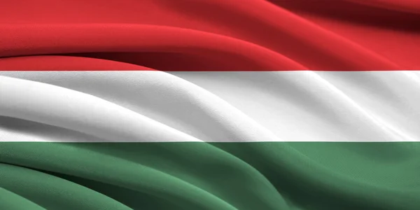 Ungerns flagga — Stockfoto