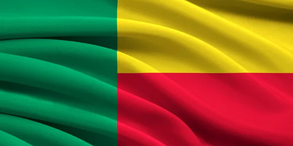 Vlag van benin — Stockfoto