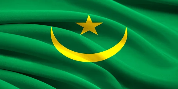 Bandera de mauritania —  Fotos de Stock