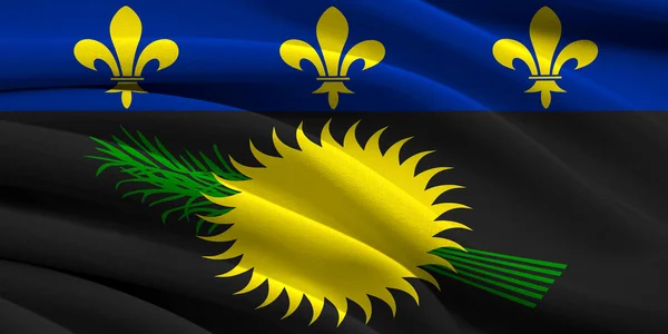 Flag of Guadeloupe — Stock Photo, Image