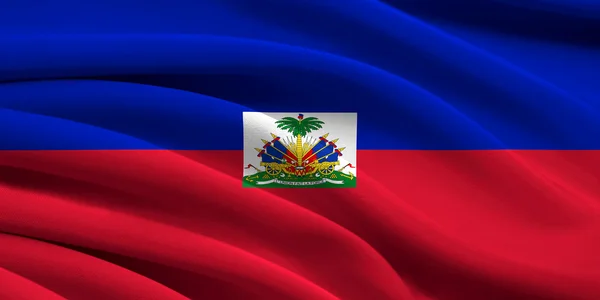 Bandeira do Haiti — Fotografia de Stock