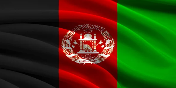 Flagge Afghanistans — Stockfoto