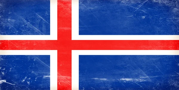 Iceland flag — Stock Photo, Image