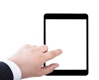 Holding ve gelin tablet PC'de