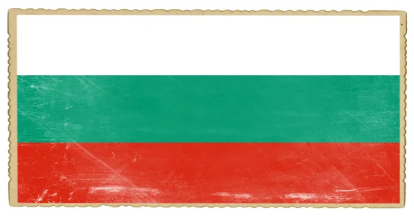 Прапор Болгарії — стокове фото