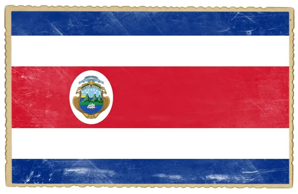 Costa Rica flag — Stock Photo, Image