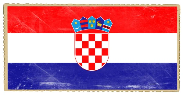 Croatia flag — Stock Photo, Image