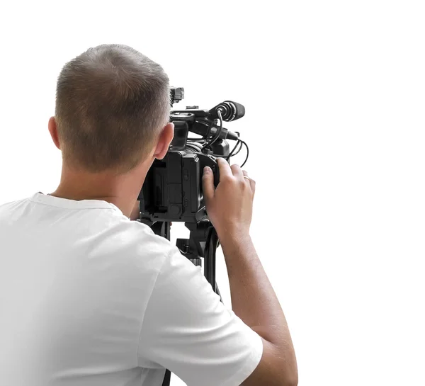 Video camera operator — Stock Photo, Image