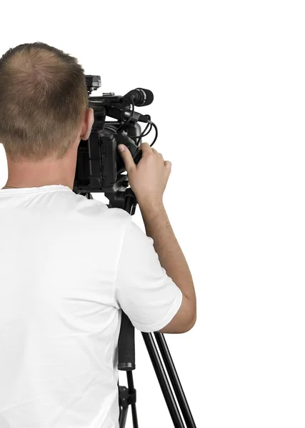 Operator kamery wideo — Zdjęcie stockowe