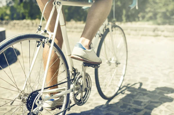 Fietser ritten — Stockfoto