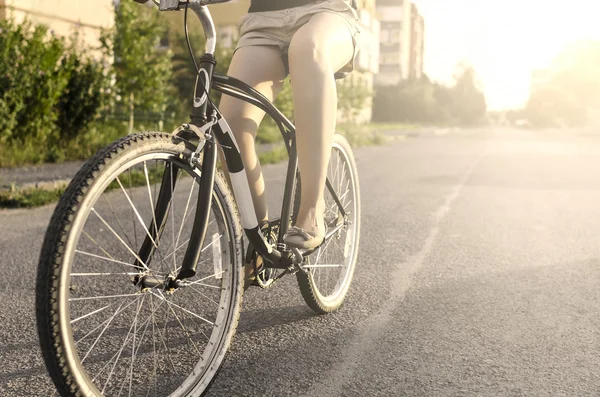 Fietser ritten — Stockfoto