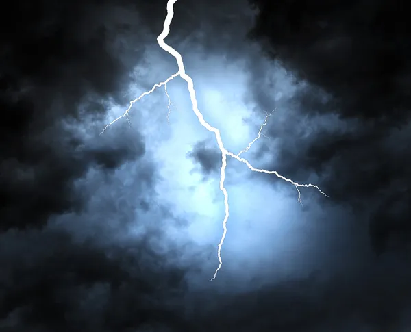 Blitzeinschlag — Stockfoto