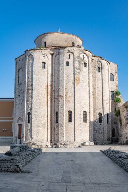 Hırvatistan 'ın Zadar kentindeki St. Donat Kilisesi