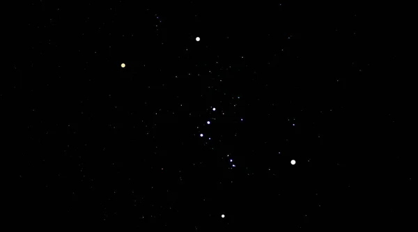 Повелитель Ориона в ночном небе. — стоковое фото