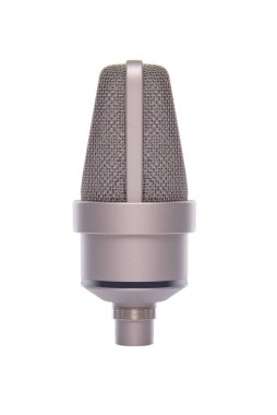 Professional condenser microphone isolated on white background. clipart