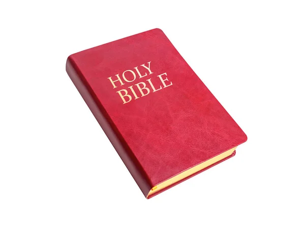 Holy Bible isolated on white background, — Stock Photo, Image