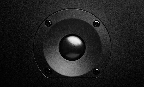 High-frequency sound speaker on a dark background. — Stock Photo, Image