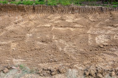 Vakıf için inşaat çukuru