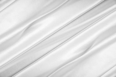 Portre sakinleştirmek beyaz ipek kumaş.