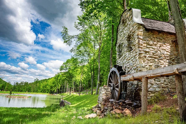 Old Stone Watermill Beautiful Forest — Stock Photo, Image
