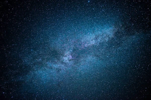 Sternenhimmel Mit Vielen Sternen Und Milchstraße Auf Dem Weltraumhintergrund — Stockfoto