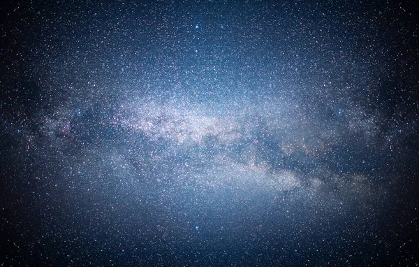 Sternenhimmel Mit Vielen Sternen Und Milchstraße Auf Dem Weltraumhintergrund — Stockfoto